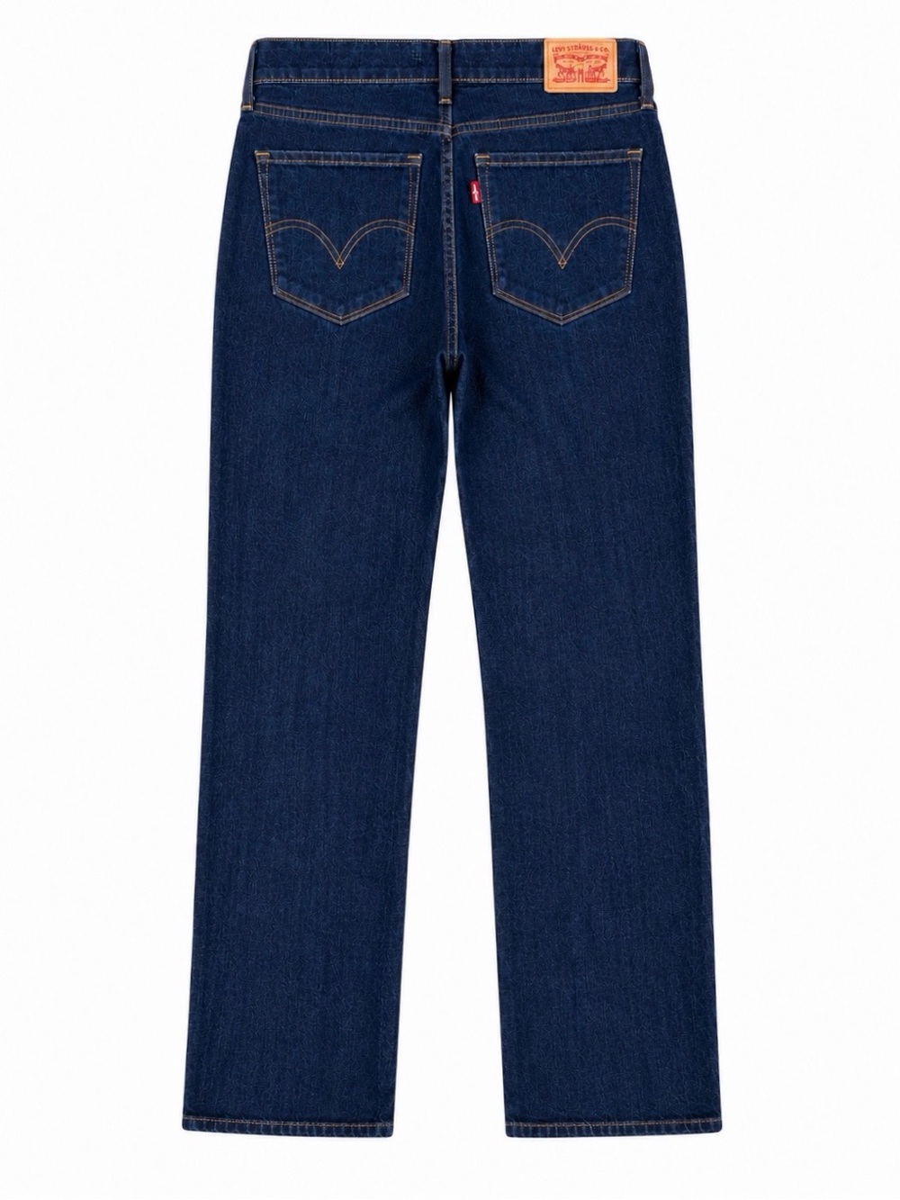 Levis 525 Perfect Waist Straight Leg Women's Blue Denim Stretch Jeans Size 6